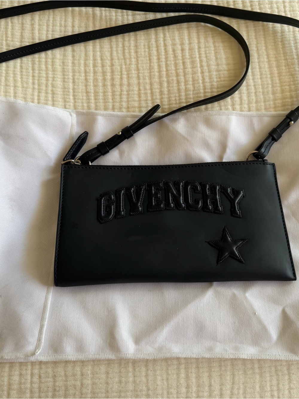 Givenchy Black Logo Crossbody Pouch